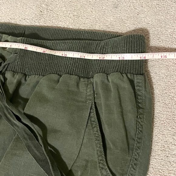 - Linen and cotton joggers, Aerie, size 2 regular, distressed look. New! - Picture 10 of 13